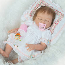 NPK 20inches 50CM Full Body SIlicone Reborn Babies Doll Bath Toy Lifelike sleep Newborn Baby Doll Bonecas Bebes Reborn Menina 2024 - buy cheap