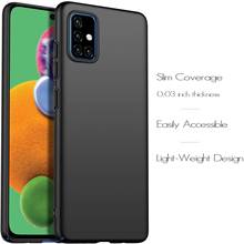 Capa rígida pc para samsung galaxy, para a72, 5g, a52, a32, a12, a71, 5g, a51, a11, a01, a8, a7, a6 plus, 2018, à prova de choque, rígida, fina 2024 - compre barato