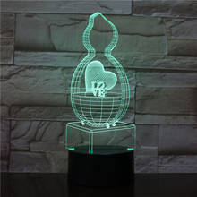 Mother's Day RGB 3D LED Night Light Lamp Acrylic Atmosphere Decoration Nightlight with APP Control Best Gift for Mom 2024 - buy cheap