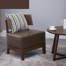 Mesa de centro pequeña para recepción de té, mesa de postre y silla, combinación de sofá de café informal de Arte de cuero simple individual 2024 - compra barato