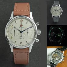 Fashion Pilot Men's Mechanical Watch Luminous Chronograph Men Sapphire Clock Seagull ST1901 Sports Male Military Sports Watches 2024 - buy cheap