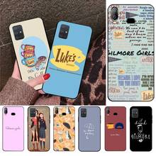 CUTEWANAN Gilmore Girls Preto Silicone Caixa Do Telefone Para Samsung Galaxy A01 A11 A31 A81 A10 A20 A30 A40 A50 A70 A80 A71 A91 A51 2024 - compre barato