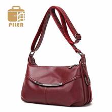 Luxury Brand Soft PU Leather Women Shoulder Bags Small Vintage Crossbody Bags Designer Leather Baguette Bag Messenger Tote Purse 2024 - buy cheap