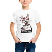 Cartoon Dog Funny Design Children's  Printed T-Shirts Boys/Girls Cute Tops Tees Kids Fashion Animal Casual Clothes Boy 2024 - buy cheap