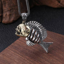 925 Sterling Silver Piranha Pendants for Necklace Women Men Vintage Necklace Pendants Unisex Jewelry for Men And Women Jewelry 2024 - buy cheap