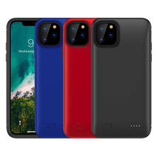 Funda de cargador de batería para iPhone 11 Pro Max funda cargador de batería de Banco de energía para iPhone 11 cargador Delgado externo mochila 2024 - compra barato