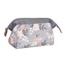 New Arrive Flamingo Flowers Cosmetic Bag Women necessaire Make Up Bag Girl's Travel Waterproof Portable Makeup Bag Toiletry Kits 2024 - buy cheap