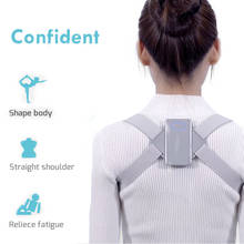 Adjustable Smart Back Posture Corrector Adult Back Brace Support Belt Shoulder Training Belt Correction Pain Relief Health Care 2024 - buy cheap