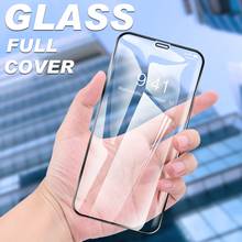 Cubierta completa de vidrio Protector para iPhone 13 12 mini 11 Pro XS Max XR X SE 2020 8 7 6 6s Plus película protectora de pantalla de vidrio templado 2024 - compra barato