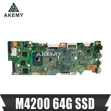 Для For Asus Vivobook Flip TP401NA TP401N материнская плата N4200 64G SSD 4 Гб RAM 60NB0GW0-MB1702 2024 - купить недорого