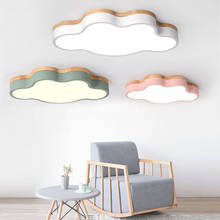 Lustre de led em nuvem para crianças, iluminação para sala de estar, quarto, interior e casa