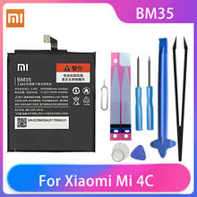 Original Xiaomi Mi 4C Mi4C Phone Batterries BM35 High Capacity Rechargeable Xiaomi Phone Battery 3080mAh +Free Tools Phone AKKU 2024 - buy cheap