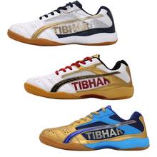 Оригинальная обувь Tibhar в классическом стиле для мужчин и женщин, Мужская теннисная обувь, спортивные кроссовки для мужчин, профессиональная спортивная обувь для настольного тенниса 2024 - купить недорого