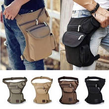 Tactical Men's Canvas Drop Leg Bag Military Motorcycle Multi-purpose Messenger Shoulder Bags Belt Hip Bum Waist Fanny Pack 2024 - buy cheap