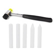 Dent Removal Tools Kit Car Rubber Hammer+ 5PCS White Tap Down Pen Dent Removal Repair Tool Auto Dent Repair Tool Hand Tool Set 2024 - buy cheap