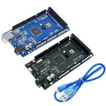 Placa de desarrollo MEGA2560 MEGA 2560 R3 (ATmega2560-16AU CH340G), placa MEGA2560 con Cable USB para Arduino 2024 - compra barato