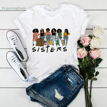 Camiseta feminina preta metter, raízes afro melanina camiseta feminina estética roupa vintage roupas de rua engraçadas 2024 - compre barato