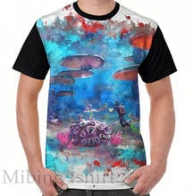 Funny print men t shirt women Tops tee Subnautica Graphic T-Shirt O-neck Short Sleeve Casual tshirts 2024 - buy cheap