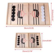 Table Hockey DIY Fast Sling Puck Board Game Parent-child Interactive Party Fun Family Tabletop Toys for Children Adults 2024 - buy cheap