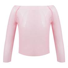 New Kids Girls Dance Shirt See-through Long Sleeve Mesh Chiffon Blouse Cover Up Tops for Gymnastics Training Leotard Dance Dress 2024 - buy cheap