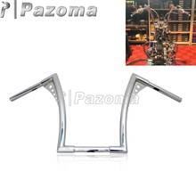 Universal Custom Old Shool Handlebar APE Hanger 16" Rise 6.5" Backward 34-1/2" Wide Drag Bar for Harley Dyna Street Bob FXR FLST 2024 - buy cheap