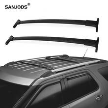 SANJODS-portaequipajes de techo de aluminio para coche, barra transversal compatible con GMC Acadia, 2017, 2018, 2019, 2020 2024 - compra barato