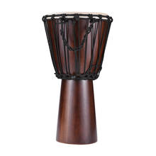 Professional 10" African Djembe Hand Bongo Drum Percussion Music Instrument Select Hardwood Body Goatskin Head 2024 - buy cheap