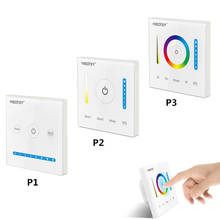 Miboxer-painel inteligente, 2.4ghz, sem fio, sensível ao toque, com controle remoto, cor única, rgbw, rgb, cct, dimmer, led 2024 - compre barato