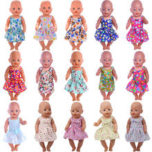Кукольная одежда; Кружевное платье; Юбка подходит 18 дюймов American & 43 см для ухода за ребенком для мам Одежда для новорожденных Reborn Baby Doll Zaps нашего поколения Рождество России украшением в виде игрушка 2024 - купить недорого