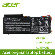 Original Acer Laptop Battery AC13A3L For Acer Aspire P3-131 P3-171 X313 X313-E X313-M P3-171 11.6" ULTRABOOK 7.6V 40wh 5280mAh 2024 - buy cheap