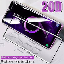 Vidrio Templado curvado completo 20D para Samsung Galaxy S9 S8 Plus Note 8 9 Protector de pantalla en el S8 S9 S7 S6 Edge película protectora 2024 - compra barato