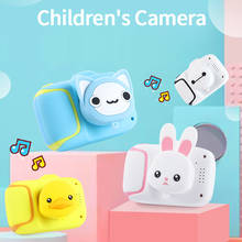 Портативная Детская цифровая камера 2000 Вт HD Милая мультяшная форма 1080P IPS экран дисплей мини-камера игрушка подарок для детей 2024 - купить недорого