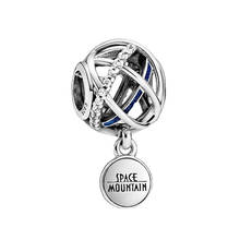 2020 Silver Galaxy Charm 925 Sterling silver Space Mountain Charms fit Silver Bracelets DIY For Women Pendant Fine jewelry 2024 - buy cheap