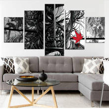 5pcs Ghost of Tsushima Jin Sakai Mask Katana Video Game Poster Canvas Wall Art Paintings for Living Room Decor-Frame 2024 - buy cheap