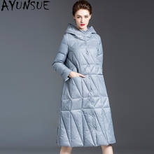 AYUNSUE White Duck Down Jacket Women 2020 Winter Coat Women Hooded Long Warm Puffer Jackets for Women Fashion Parka 20305 KJ5873 2024 - buy cheap