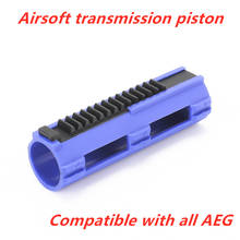 Magorui Blue Fibre Reinforced Full Steel 14 Teeth Piston For Airsoft M4 AK G36 MP5 Gearbox Ver 2/3 AEG Gun Accessories 2024 - buy cheap