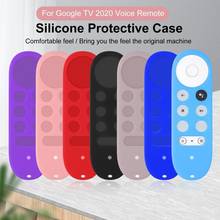 Shockproof Silicone Protective Cover for Google TV 2020 Voice Remote Control 2024 - buy cheap