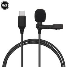 Type C Microphone  Mini Microphone Mic USB Type-C Condenser Audio Recording For Huawei Xiaomi Samsung Android Phone 2024 - buy cheap
