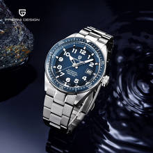 Pagani Design-Reloj de pulsera para hombre, de acero inoxidable, resistente al agua, con luz nocturna, zafiro, mecánico automático, 2021 2024 - compra barato