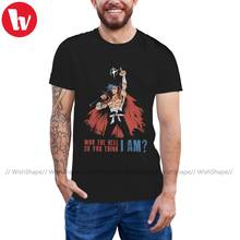 Camiseta lagann kamina, camiseta clássica casual estampada, de algodão, manga curta, camiseta engraçada 4xl