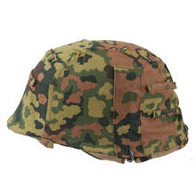 Cubierta de casco REVERSIBLE M35 del ejército alemán de la Segunda Guerra Mundial, cubierta de COLOR roble, Camuflaje, soldado de la Segunda Guerra Mundial, recreaciones de guerra militar, WWII WW2 2024 - compra barato