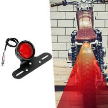 Moto luzes traseiras chopper bobber acessórios de moto cafe racer led cauda freio parar luz 2024 - compre barato