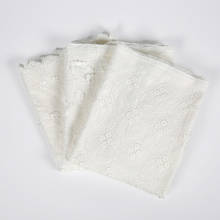 Cusack fora branco 3d bordado flor 100x130 cm tecido de renda para vestido feminino trajes têxteis domésticos costura diy 3 modelo 2024 - compre barato