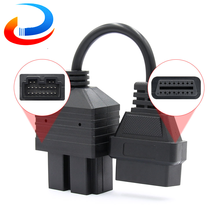 For KIA 20 pin Connector Adapter OBD to OBD2 16Pin For KIA old Cars OBD 2 Car Diagnostic Auto Scan OBD2 Extension Cable 2024 - buy cheap