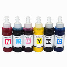 Tinta de pigmento de repuesto para impresoras Epson 100, R1390, 1390, 1400, 1410, 6 colores, 1430 ml 2024 - compra barato