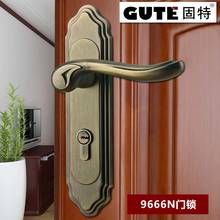 GUTE-cerradura genérica de bronce europeo, manija de puerta de habitación verde, manijas de puerta interior para 35-45MM de espesor 2024 - compra barato