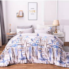 Conjunto de roupa de cama de penas, conjunto completo de roupas de cama com estampa de penas, capa de edredom, cobertura de cama para quarto de adultos 2024 - compre barato