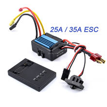 Waterproof 25A / 35A 2~3s ESC Electric Speed Controller 5V/2A BEC for RC 1/14 1/16 1/18 RC Car 2838 2845 Brushless Motor 2024 - buy cheap