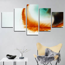 Abstract Painting Feathers 5 Fight Irregular Poster HD Print Canvas Painting Frameless Style Decoration Bedroom Wall 2024 - buy cheap