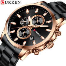 CURREN Fashion New Luxury Mens Watches Male Clocks Sport Military Clock Stainless Steel Quartz Business Men Business Watch Meski 2024 - buy cheap